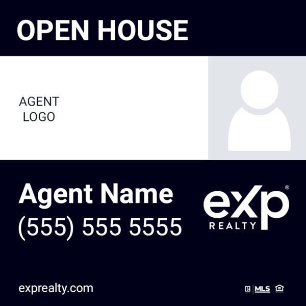 Picture of Agent Photo Open House Sign - 24" x 24"