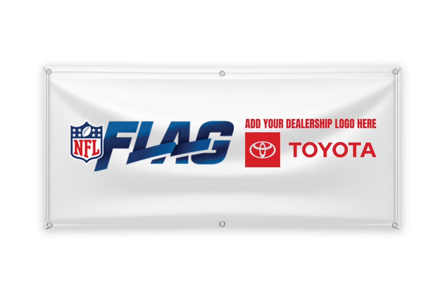 NFL Flag Football. NFL Flag x TOYOTA - Banner White