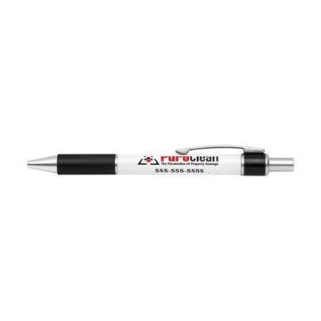 Picture of Bravo Retractable Silver Trim Ballpoint Pen