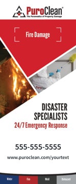Picture of Fire Pull Up Banner