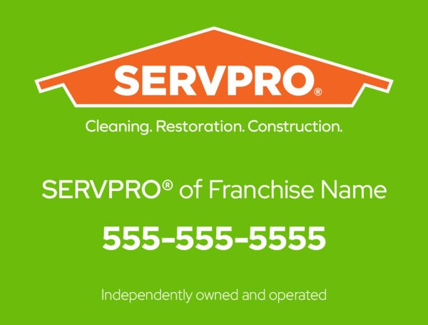 Picture of SERVPRO Yard Sign - Green