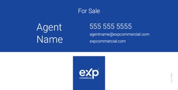 Picture of Royal Blue 4'x8' eXp Branded - Design 3