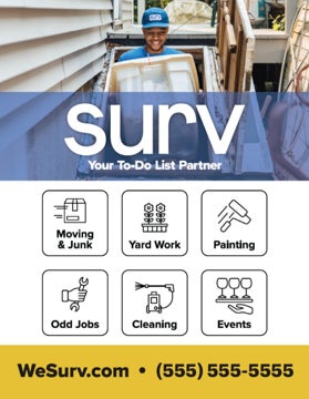 Picture of Telephone Pole Flyers - 8.5" x 11"