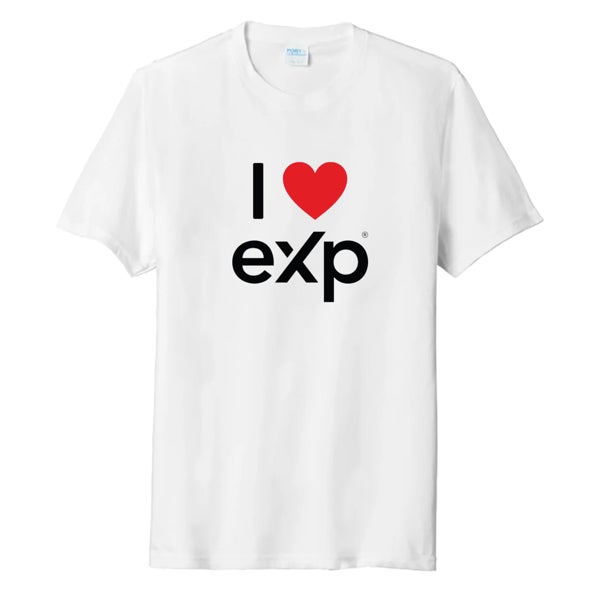 Picture of I <3 eXp Port & Co Tri-Blend Tee - White