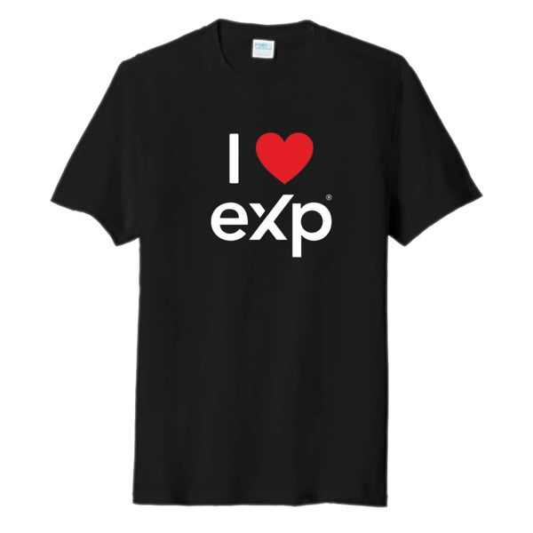 Picture of I <3 eXp Port & Co Tri-Blend Tee - Black