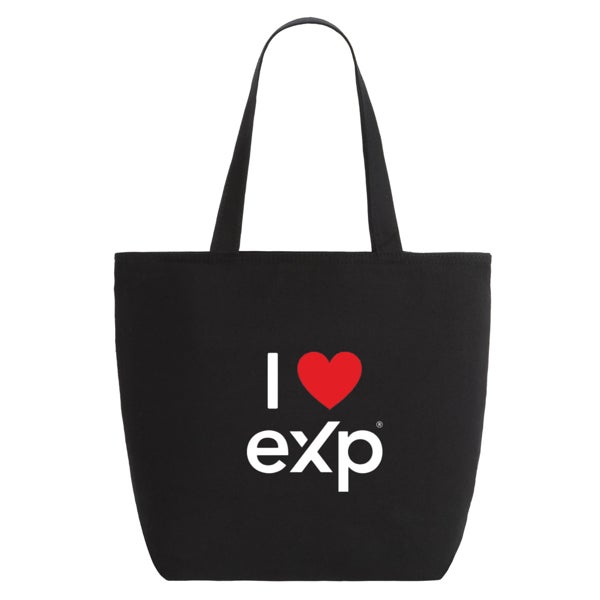 Picture of I <3 eXp The Maine Zippered Cotton Tote Bag