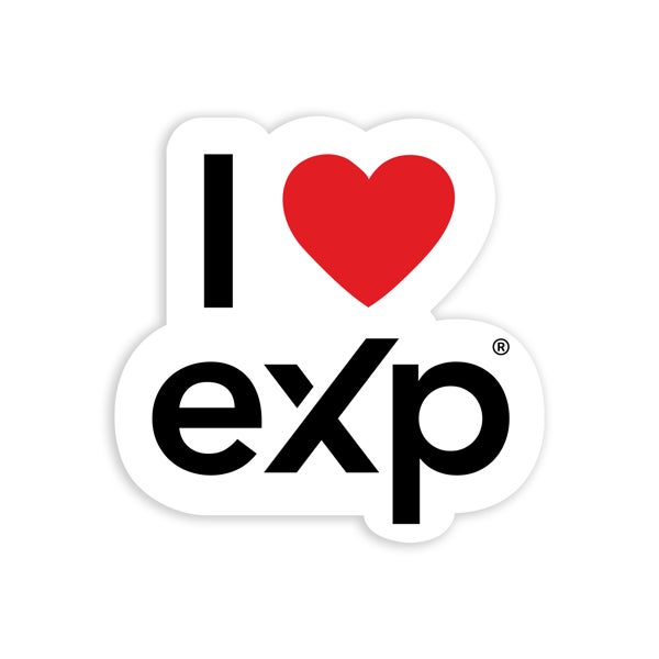 Picture of I <3 exp Decal - Die Cut