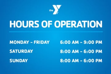 Picture of 12" x 18" YMCA HOURS Decal