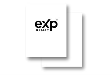 Picture of eXp Presentation Folder White  w/ Black Logo