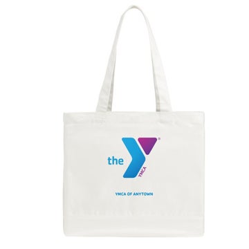 Picture of YMCA Blue Logo - Classic Cotton Tote Bag