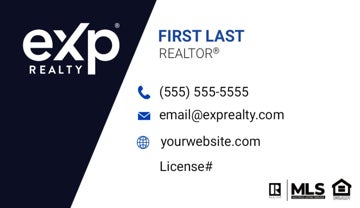 Picture of Business Card Magnet Blue