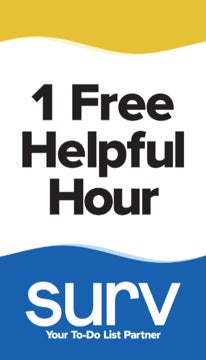 Picture of One Free Hour Cards - 2" x 3.5"