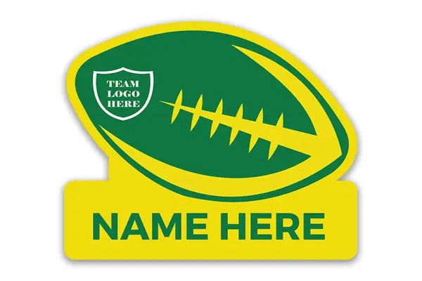 Picture for category Football Shaped Signs