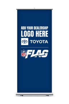 Picture of NFL Flag x TOYOTA - Retractable Banner Blue