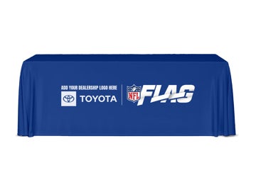 Picture of NFL Flag x TOYOTA - Table Throws Blue