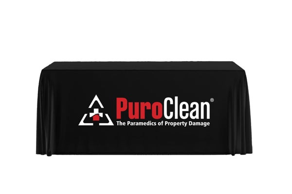 Picture of Custom Table Throw - Black