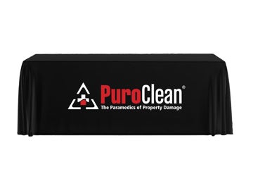 Picture of Custom Table Throw - Black