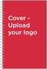 Picture of Custom Glossy Notebook Red Cover - 8.5"Hx5.5"W
