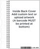 Picture of Custom Glossy Notebook Red Cover - 8.5"Hx5.5"W