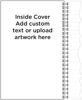 Picture of Custom Glossy Notebook White Cover - 8.5"Hx5.5"W