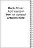 Picture of Custom Glossy Notebook White Cover - 8.5"Hx5.5"W