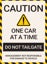 Picture of Caution One Car at a Time - 7"x10"