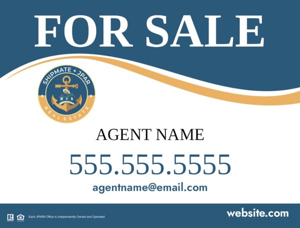 Picture of Shipmate For Sale Agent Sign - 18" x 24"