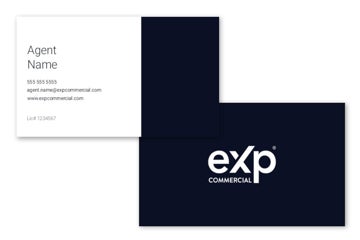 Picture of Dark Blue eXp Branded Card - 2