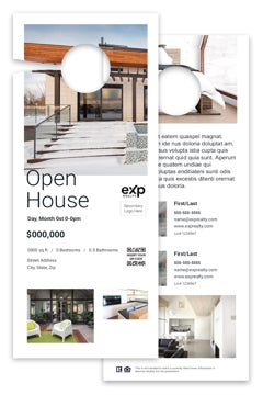 Picture of Open House Co-Branded Door Hanger