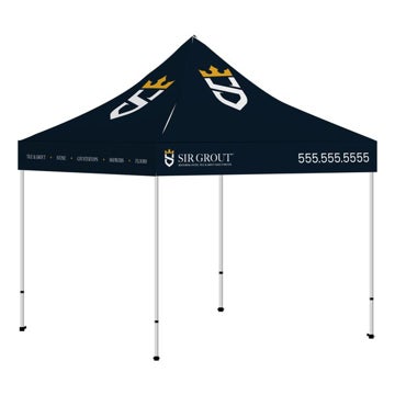 Picture of Dark Navy Event Tent w/ Phone - 10'Hx10'W
