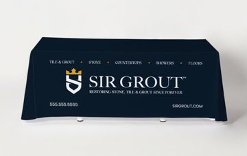 Picture of Dark Navy Table Cover w/ Phone - Multi Sizes