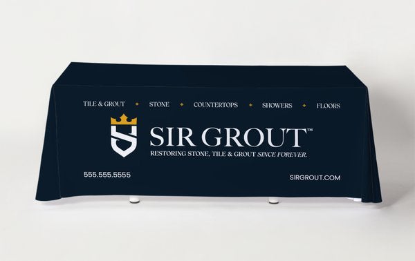 Picture of Dark Navy Table Cover w/ Phone - Multi Sizes