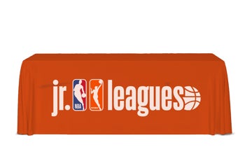Picture of 6' Table Drape - Logo Orange
