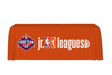 Picture of 6' Table Drape - League Logo Orange