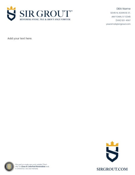 Picture of Letterhead 2 - 8.5" x 11"
