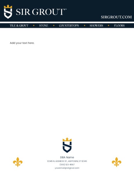 Picture of Letterhead 3 - 8.5" x 11"