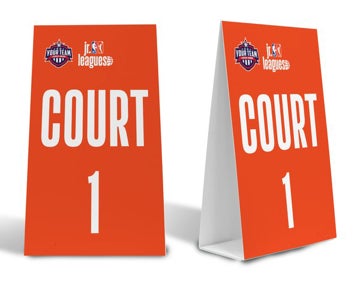 Picture of A-Frame Corro Sign - League Logo Orange