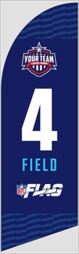 Picture of Your Logo Field 4 Feather Flag - Multiple Sizes