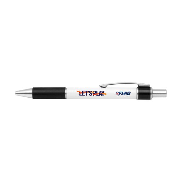 Picture of Pen 3 - Bravo Retractable Silver Trim Ballpoint