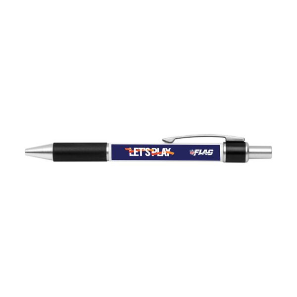 Picture of Pen 4 - Bravo Retractable Silver Trim Ballpoint