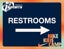 Picture of Restrooms Directional Right