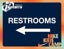 Picture of Restrooms Directional Left