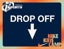 Picture of Drop off Directional Sign Down