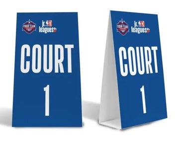 Picture of A-Frame Corro Sign - League Logo Blue