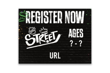 Picture of NHL STREET GRAFFITI Yard Sign