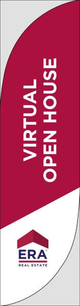 Picture of NEW! Virtual Tour W/Logo (Red) - 13' Feather Flag