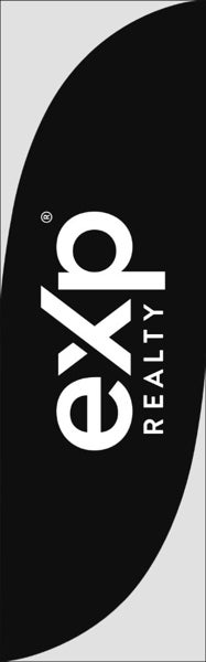 Picture of Logo Feather Flag (Black) - 7.5' Feather Flag