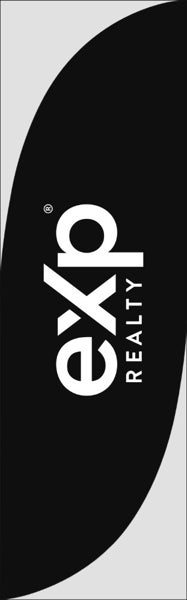 Picture of Logo Feather Flag (Black) - 7.5' Feather Flag
