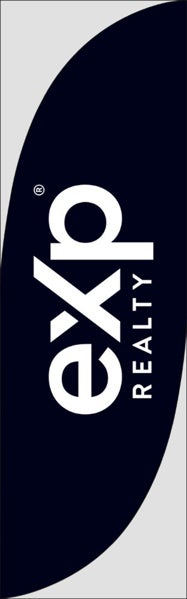Picture of Logo Feather Flag (Black -10ft x .2.5ft) - 10' Feather Flag