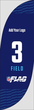 Picture of Your Logo Field 3 Feather Flag - Multiple Sizes